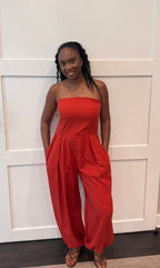 Marrakesh Red Jumpsuit