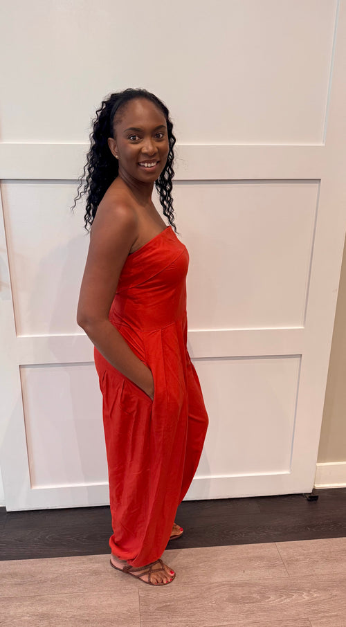 Marrakesh Red Jumpsuit