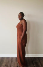 Brown Jumpsuit