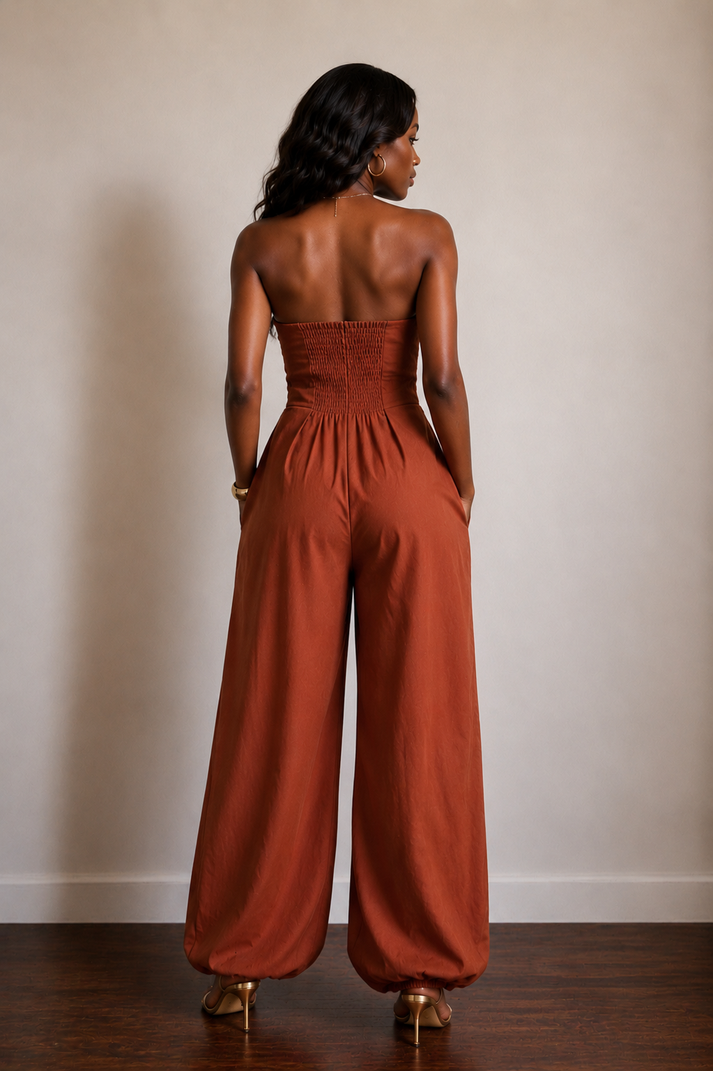 Brown Jumpsuit
