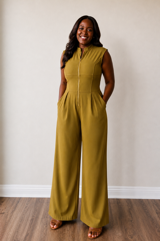 Olive jumpsuit