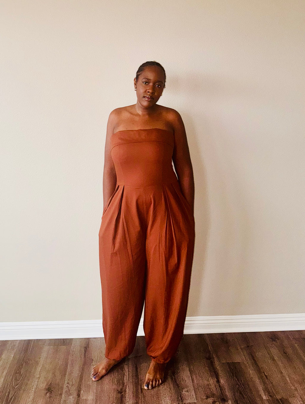 Brown Jumpsuit