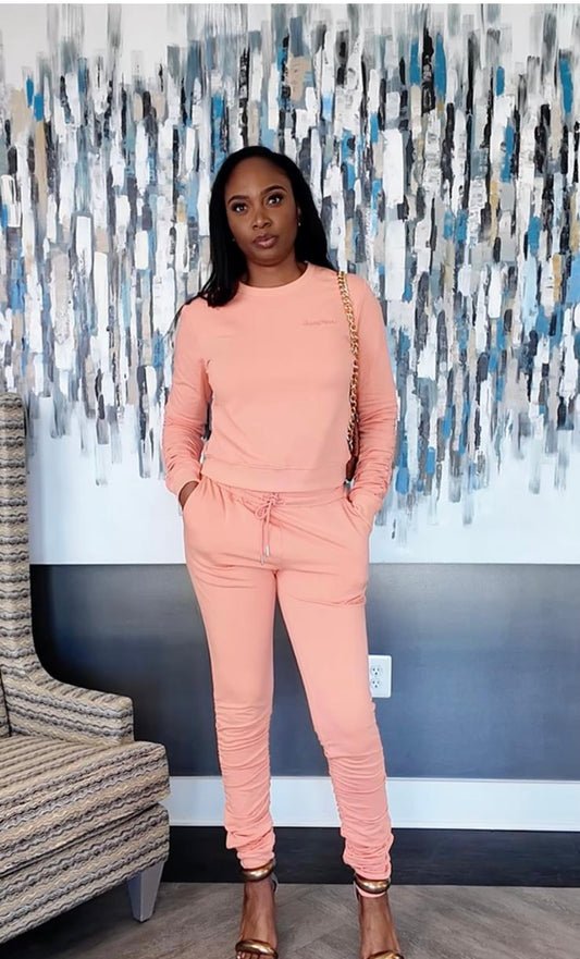 Easy Essentials Jogger Set CORAL