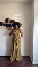 Olive jumpsuit